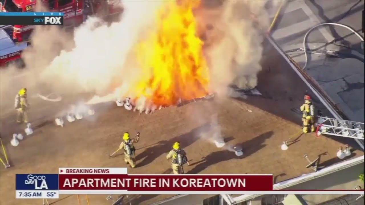 LAFD: Structure Fire in Koreatown James M Wood IC