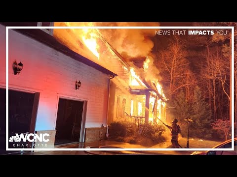 Fire reported at home of NASCAR driver Denny Hamlin's parents in Gaston County