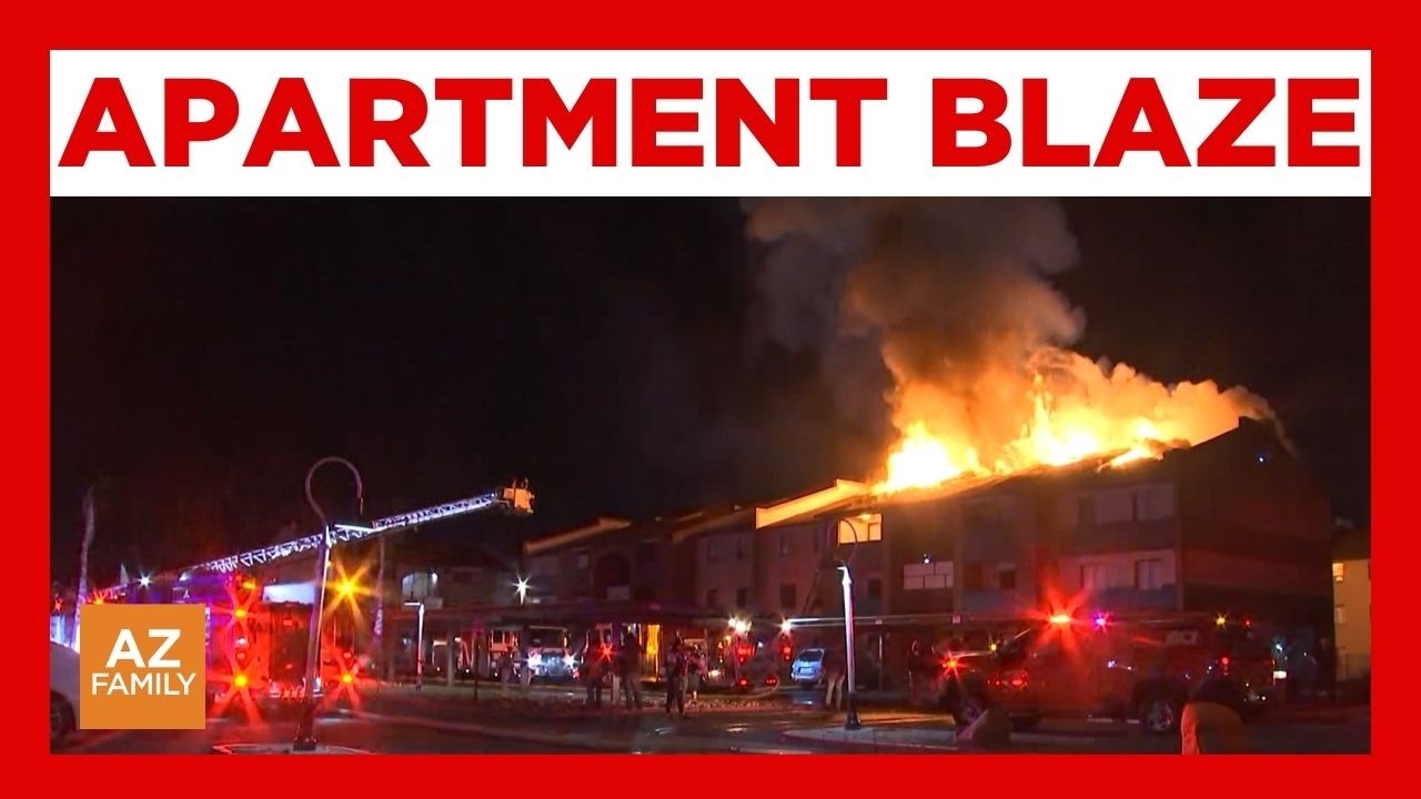 Several apartment units destroyed in fire in west Phoenix
