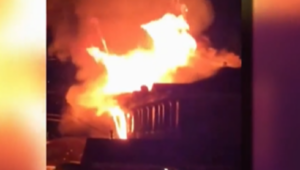 VIDEOS: 2 injured in fiery house explosion in Los Angeles