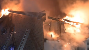 VIDEO: 50 residents homeless after New York apartment complex fire that injured firefighter, 2 others