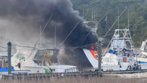 VIDEOS: Multiple boats damaged in South Carolina dock fire