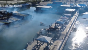 VIDEOS: Massive fire destroys boats at Marker 37 Marina in Texas; Cause under investigation