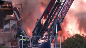 3 firefighters injured in New Hampshire explosion, fire; falling ice may have broken gas line