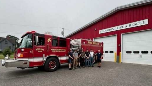 Fire truck donated to replace Searsmont engine that burned in deadly ...