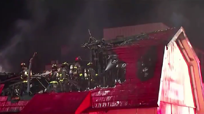 Atlanta firefighters battle blaze at landmark Dairy Queen