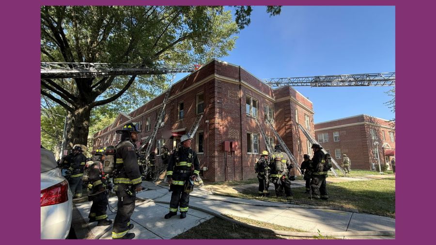 Several people, 3 pets displaced in Southwest DC rowhouse fire
