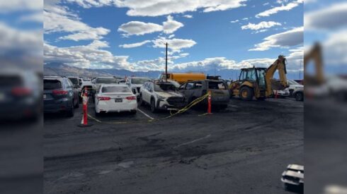 Car fire at Salt Lake City International Airport damages 12 vehicles - Daily Dispatch